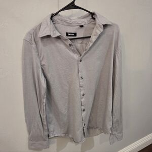 DKNY Y2K Men's Gray Shirt